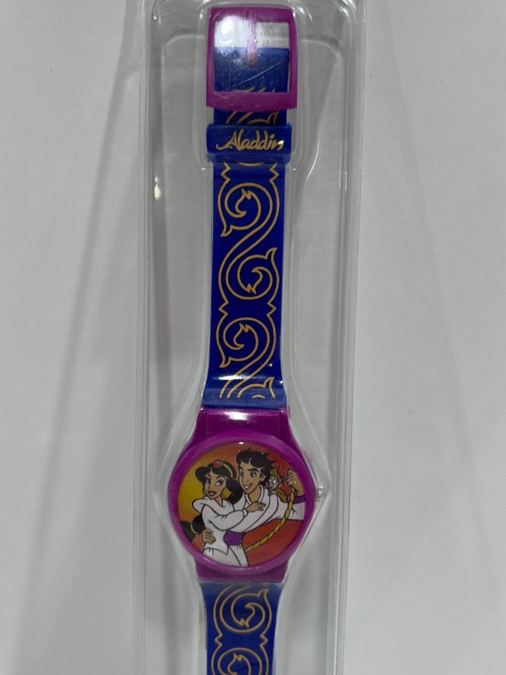 Aladdin/Jasmine Disney Collectible kid watch Digital face Purple/Pink y2k-Sealed